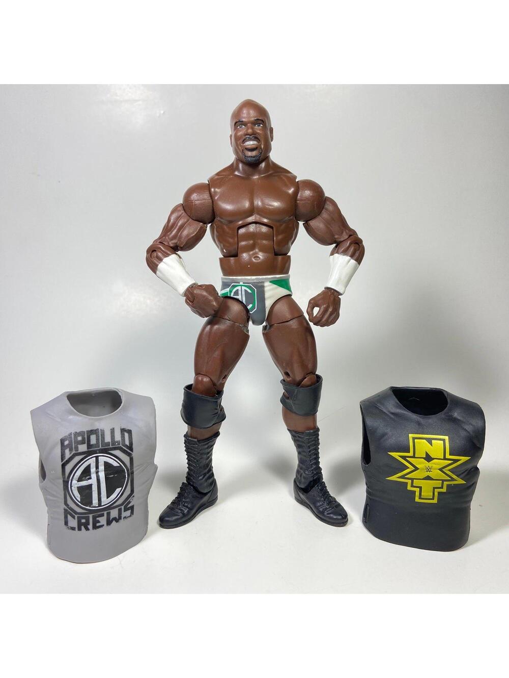 6.75” Mattel WWE Elite Series 49 Apollo Crews Figure - COMPLETE